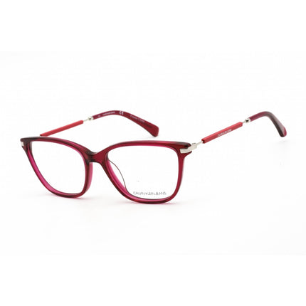 Calvin Klein Jeans Women's Eyeglasses - Crystal Deep Berry Cat Eye | CKJ18703 644 ,