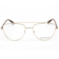 Calvin Klein Jeans Women's Eyeglasses - Gold Aviator Frame Clear Lens | CKJ19308 717 ,