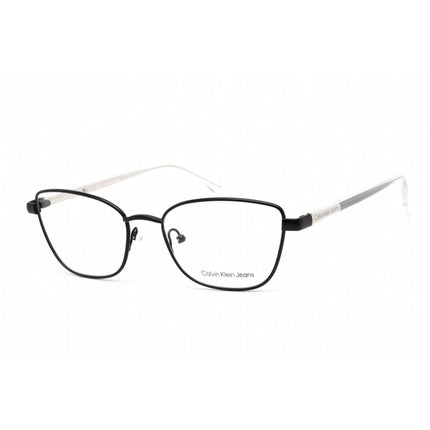 Calvin Klein Jeans Women's Eyeglasses - Matte Black Metal Cat Eye Frame | CKJ21224 002 ,