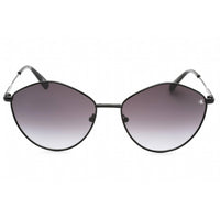 Calvin Klein Jeans Women's Sunglasses - Black Metal Oval Shape Frame | CKJ22202S 001 ,