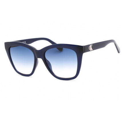 Calvin Klein Jeans Women's Sunglasses - Blue Plastic Cat Eye Frame | CKJ22608S 400 ,
