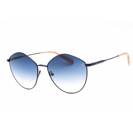 Calvin Klein Jeans Women's Sunglasses - Navy Metal Oval Shape Frame | CKJ22202S 405 ,