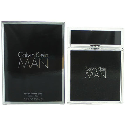 Calvin Klein Man by Calvin Klein, 3.4 oz Eau De Toilette Spray for Men ,