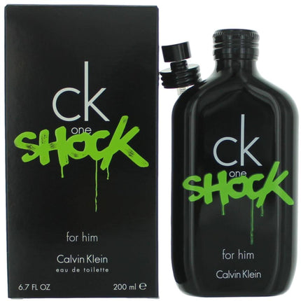 Calvin Klein Men's Eau De Toilette Spray - One Shock Captivating Scent, 6.7 oz ,