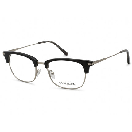 Calvin Klein Men's Eyeglasses - Black Metal Rectangular Full Rim Frame | CK19105 001 ,