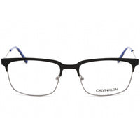 Calvin Klein Men's Eyeglasses - Black Rectangular Frame Clear Demo Lens | CK18109 001 ,