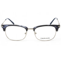 Calvin Klein Men's Eyeglasses - Blue Havana Metal Rectangular Frame | CK19105 421 ,