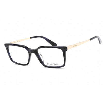 Calvin Klein Men's Eyeglasses - Blue Horne Plastic Rectangular Frame | CK22510 420 ,