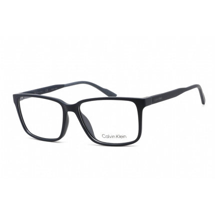 Calvin Klein Men's Eyeglasses - Blue Plastic Rectangular Shape Frame | CK21525 438 ,