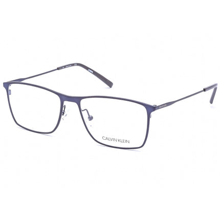 Calvin Klein Men's Eyeglasses - Blue Rectangular Metal Frame Demo Lens | CK5468 412 ,