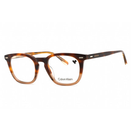 Calvin Klein Men's Eyeglasses - Brown Havana Plastic Rectangular Frame | CK21711 221 ,