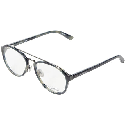 Calvin Klein Men's Eyeglasses - Charcoal Havana Round Frame | CALVIN KLEIN CK18511 007 ,