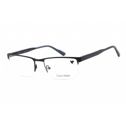 Calvin Klein Men's Eyeglasses - Clear Lens Blue Metal Rectangular Frame | CK21126 438 ,