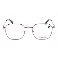 Calvin Klein Men's Eyeglasses - Clear Lens Gun Metal Square Shape Frame | CK22116 009 ,