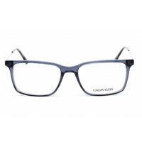 Calvin Klein Men's Eyeglasses - Crystal Navy Acetate Rectangular Frame | CK18707 410 ,