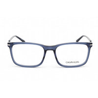 Calvin Klein Men's Eyeglasses - Crystal/Navy Plastic Rectangular Frame | CK20510 410 ,