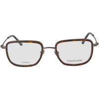 Calvin Klein Men's Eyeglasses - Dark Tortoise Metal Frame | CALVIN KLEIN CK20107 235 ,