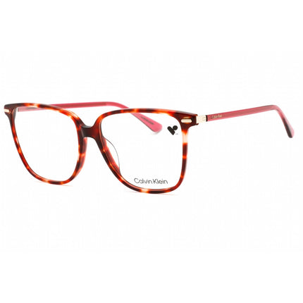 Calvin Klein Men's Eyeglasses - Full Rim Burgundy Havana Plastic Frame | CK22543 609 ,