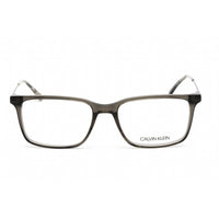 Calvin Klein Men's Eyeglasses - Full Rim Crystal Charcoal Acetate Frame | CK18707 006 ,