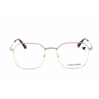 Calvin Klein Men's Eyeglasses - Full Rim Square Shape Gold Metal Frame | CK22116 717 ,