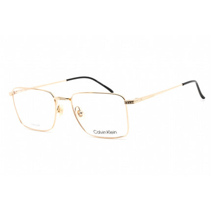 Calvin Klein Men's Eyeglasses - Gold Titanium Rectangular Shape Frame | CK22109T 717 ,
