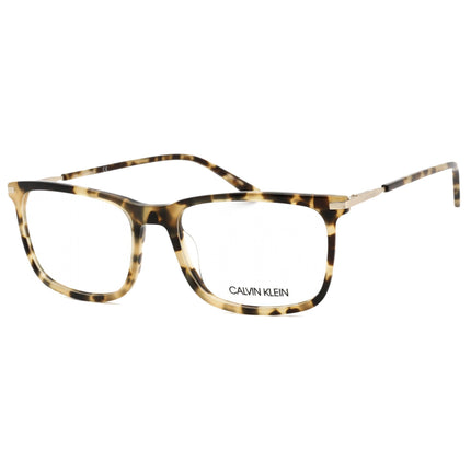 Calvin Klein Men's Eyeglasses - Khaki Tortoise Rectangular Plastic Frame | CK20510 244 ,