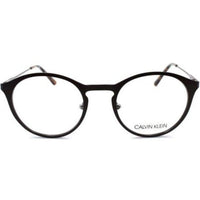 Calvin Klein Men's Eyeglasses - Matt Dark Brown Metal Round | CALVIN KLEIN CK20112 201 ,