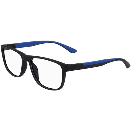 Calvin Klein Men's Eyeglasses - Matte Black and Blue Rectangular Frame | CK20536 001 ,