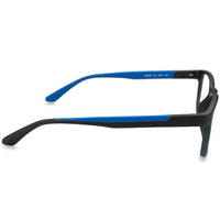 Calvin Klein Men's Eyeglasses - Matte Black and Blue Rectangular Frame | CK20536 001 ,