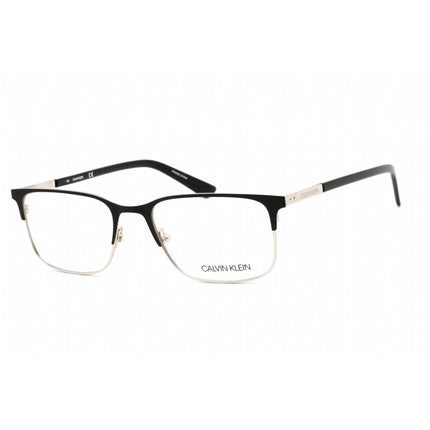 Calvin Klein Men's Eyeglasses - Matte Black Metal Rectangular Frame | CK 19312 001 ,