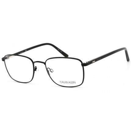 Calvin Klein Men's Eyeglasses - Matte Black Rectangular Full Rim Metal | CK21301 001 ,