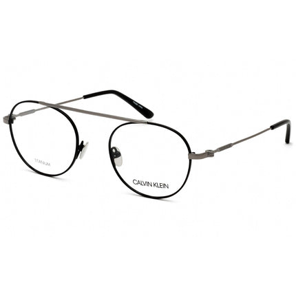 Calvin Klein Men's Eyeglasses - Matte Black Titanium Aviator Frame | CK19151 001 ,