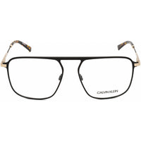 Calvin Klein Men's Eyeglasses - Matte Black/Gold Metal Frame Clear Lens | CK21103 002 ,