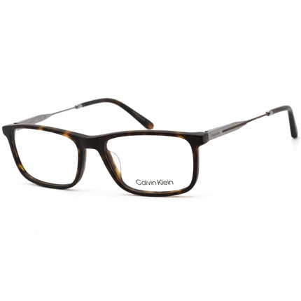 Calvin Klein Men's Eyeglasses - Matte Dark Tortoise Rectangular Frame | CK20710 235 ,