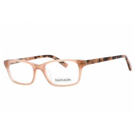 Calvin Klein Men's Eyeglasses - Milky Taupe Plastic Rectangular Frame | CK19518 269 ,