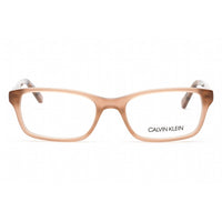 Calvin Klein Men's Eyeglasses - Milky Taupe Plastic Rectangular Frame | CK19518 269 ,