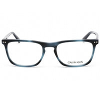 Calvin Klein Men's Eyeglasses - Navy Havana Rectangular Acetate Frame | CK18513 412 ,