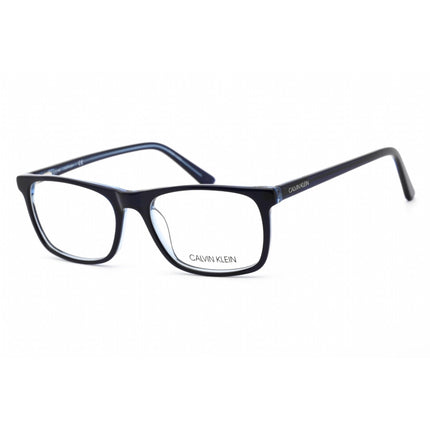 Calvin Klein Men's Eyeglasses - Rectangular Crystal Navy and Light Blue | CK20503 449 ,