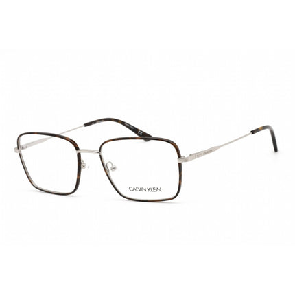 Calvin Klein Men's Eyeglasses - Rectangular Dark Tortoise Metal Frame | CK20114 235 ,