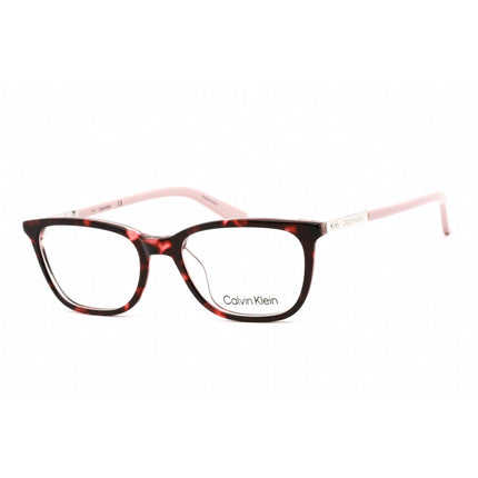 Calvin Klein Men's Eyeglasses - Rectangular Pink Tortoise/Blush Frame | CK20507 685 ,