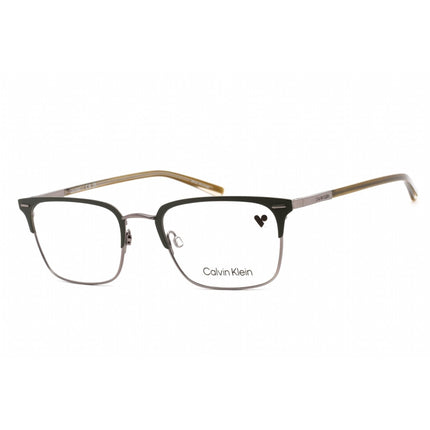 Calvin Klein Men's Eyeglasses - Rectangular Satin Cargo Plastic Frame | CK21302 310 ,