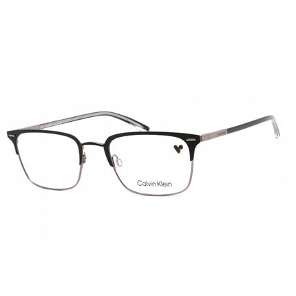 Calvin Klein Men's Eyeglasses - Satin Black Plastic Rectangular Frame | CK21302 001 ,