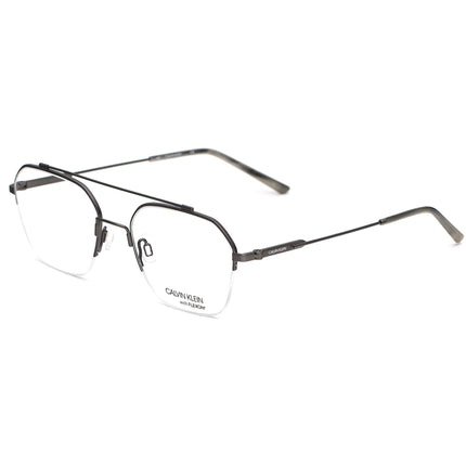 Calvin Klein Men's Eyeglasses - Satin Gunmetal Frame | CALVIN KLEIN CK19143F 008 ,