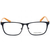 Calvin Klein Men's Eyeglasses - Satin Navy Rectangular Frame Clear Lens | CK19302 410 ,