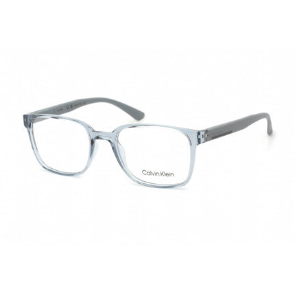 Calvin Klein Men's Eyeglasses - Shiny Crystal Grey Plastic Rectangular | CK20534 020 ,