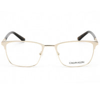 Calvin Klein Men's Eyeglasses - Shiny Gold Rectangular Full Rim Frame | CK19311 717 ,