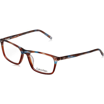 Calvin Klein Men's Eyeglasses - Striped Azure Tortoise Frame | CALVIN KLEIN CK5968 486 ,