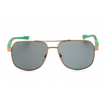 Calvin Klein Men's Sunglasses - Amber Gold Aviator Frame Dark Grey Lens | CK23103S 770 ,