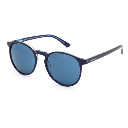 Calvin Klein Men's Sunglasses - Blue Crystal Navy Frame Light Blue Lens | CK20502S 449 ,