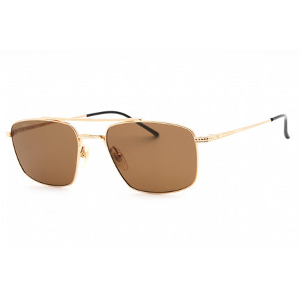 Calvin Klein Men's Sunglasses - Gold Aviator Metal Frame Brown Lens | CK22111TS 717 ,